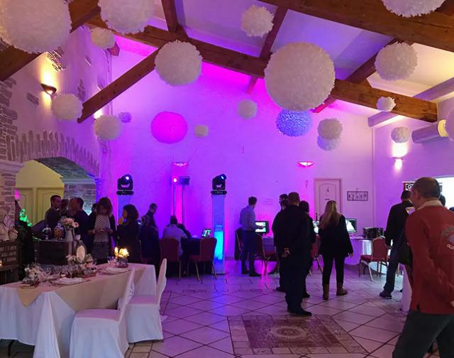 lieu de réception pour le baptême